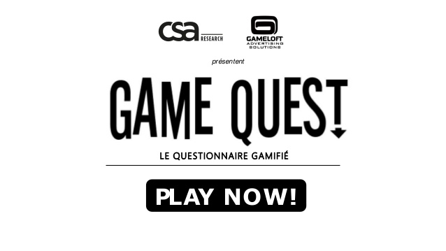 Gamequest Le Questionnaire Gamifi Csagameloft Advertising Solutions 1 638